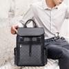 Fashion Men's Backpack Trend Printed Large Capacity Computer Backpack Travel Genuine Leather Backpack
