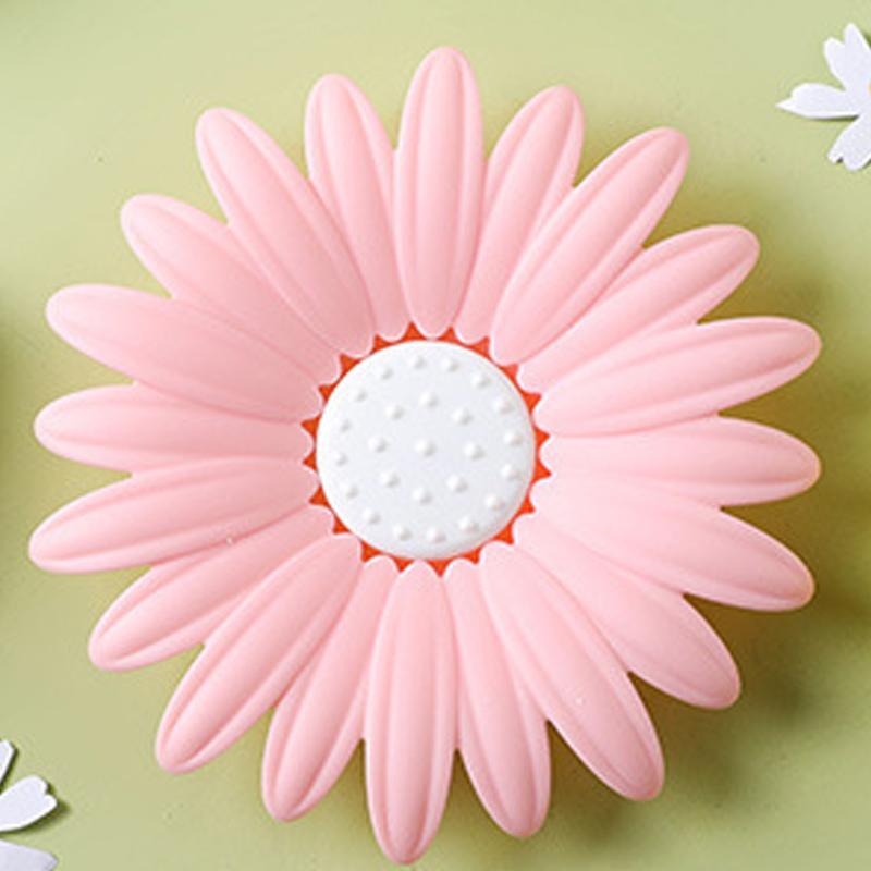 Новая мыльница Daisy, двухслойная мыльница со сливом, мыльница для ванной, держатель для мыла без отверстий, симпатичный держатель для мыла, аксессуары для ванной комнаты