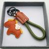 Популярный брелок-подвеска из натуральной коровьей кожи ручной работы - Стильный и простой для мужчин и женщин, пар.