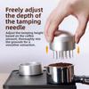 ABS Needle Powder Dispenser Rotatable Silver Coffee Agitator  Espresso Tools
