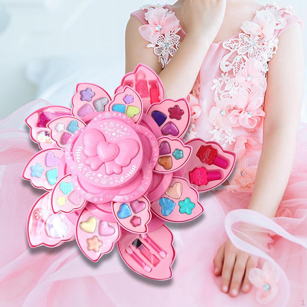 Детский набор для макияжа, Косметические наборы, Подарки на День святого Валентина для детей