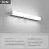 Modern LED Mirror Front Light Acrylic Long Lighting Bathroom Bedroom Vanity Mirror Lighting Indoor Led Lamp Lustre