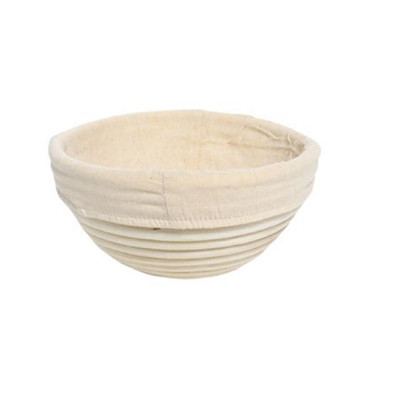 Ротанговая расстоечная корзина Круглая Баннетон для выпечки хлеба на закваске Включает вкладыш Натуральные плетеные вручную корзины для ферментации для домашних пекарей Ремесленный хлеб