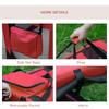 Foldable Pet Carrier for Small and Miniature Dogs, Portable Cat Carrier Soft Side Pet Travel Crate with Removable Mat, Storage Bags