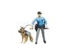 Bruder Caucasian Police Officer & Police Dog BR62150