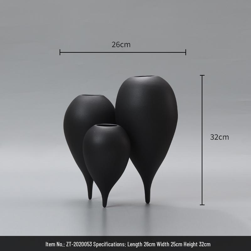 Мягкие пузырьковые украшения Bosi Home — ваза-качалка небольшого диаметра с высоким горлом и легким пузиком.