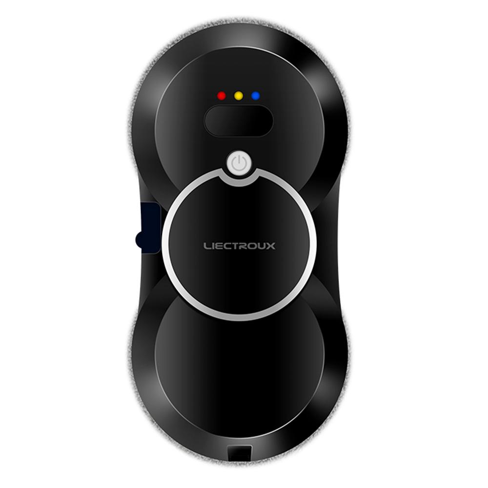 Refurbished Liectroux HCR-10 Robot Window Cleaner, 30ml Water Tank, Ultrasonic Water Spraying, 2800Pa Suction, 6.8cm Ultra-thin Body