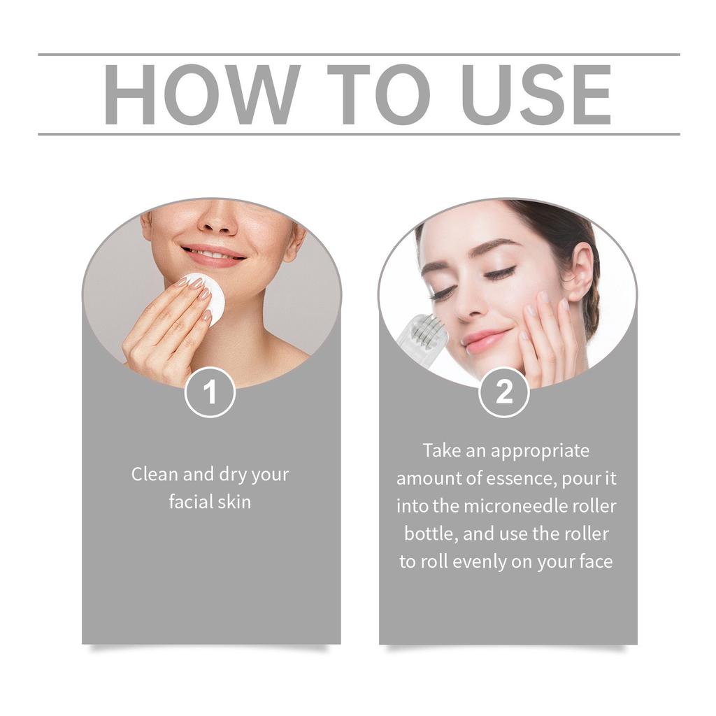 Ультра увлажняющий роликовый сывороточный набор, укрепляющая сыворотка для лица, набор ампул, микроигольчатая роликовая сыворотка для лифтинга лица, 10 мл*3