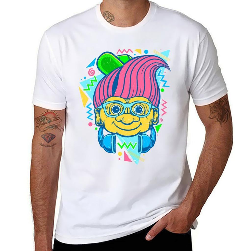 90s Hip Troll TShirt t shirts for man cotton cotton t shirt pack TShirt
