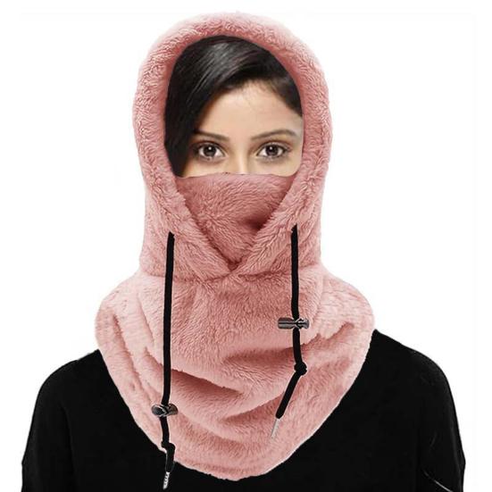 Женская зимняя шапка-балаклава Yousheng, толстая, теплая, флисовая, ветрозащитная, регулируемая, полная защита, для путешествий на открытом воздухе, для езды на велосипеде, для катания на лыжах в холодную погоду