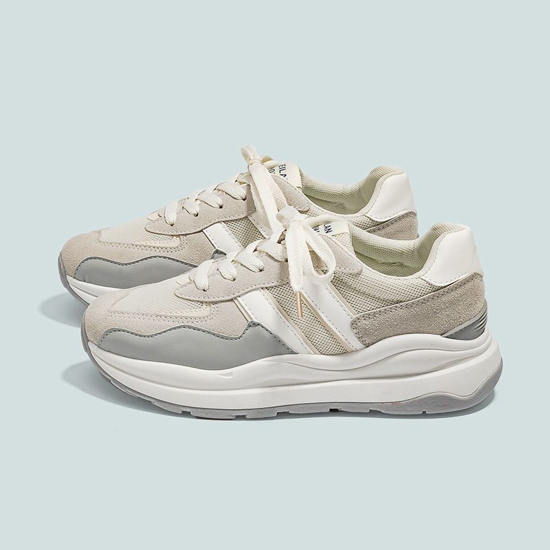 Женские сверхлегкие кроссовки для бега Женские летние женские кроссовки на шнуровке Повседневные сетчатые кроссовки на платформе Дизайнерская обувь