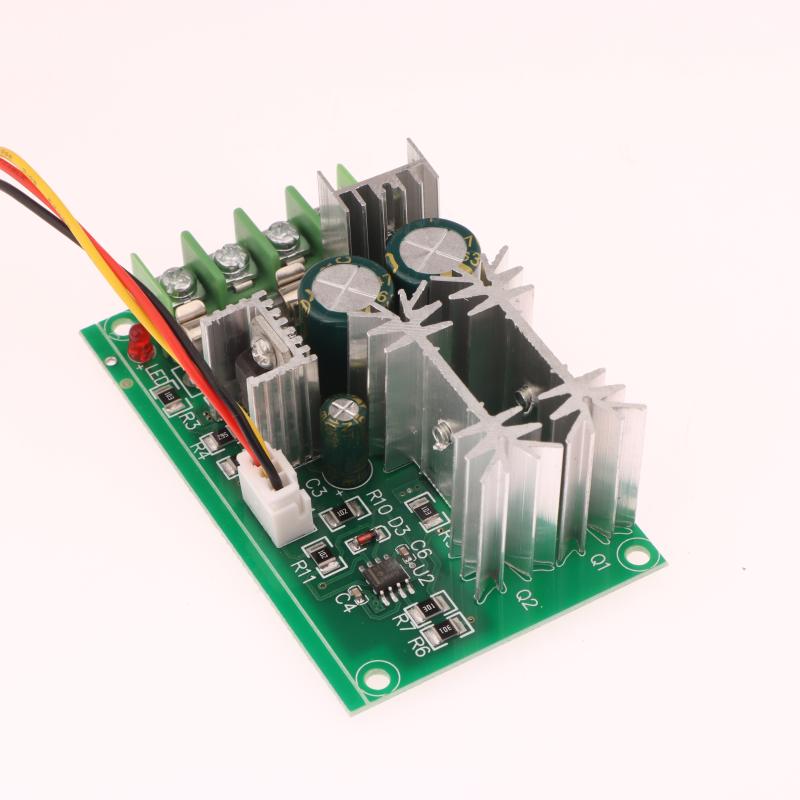 1 комплект ШИМ регулятор скорости двигателя 20А регулятор тока DC10-60В регулятор скорости двигателя постоянного тока 12В 24В 36В 48В модуль привода высокой мощности