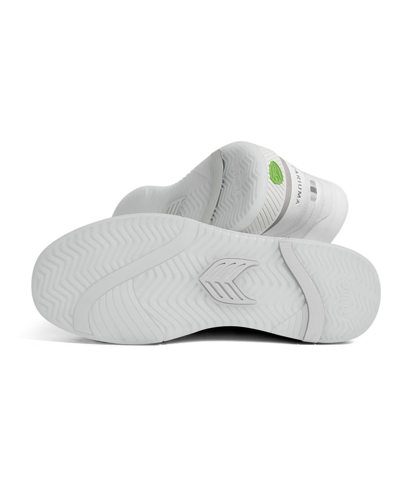 Cariuma Uva High Sneakers Premium Leather Ice Logo White