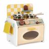 Play Kitchen Play Kitchen Cookware Pretend 3 Years Classic Mini Kitchen Set, Stove, Included, Wooden, Play, Girl's Gift, Old, World, (CL50567)
