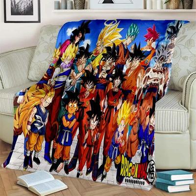 Аниме D-Dragon Ball 3D фланелевое одеяло модное теплое легкое одеяло для гостиной спальни диван-кровать для пикника одеяло