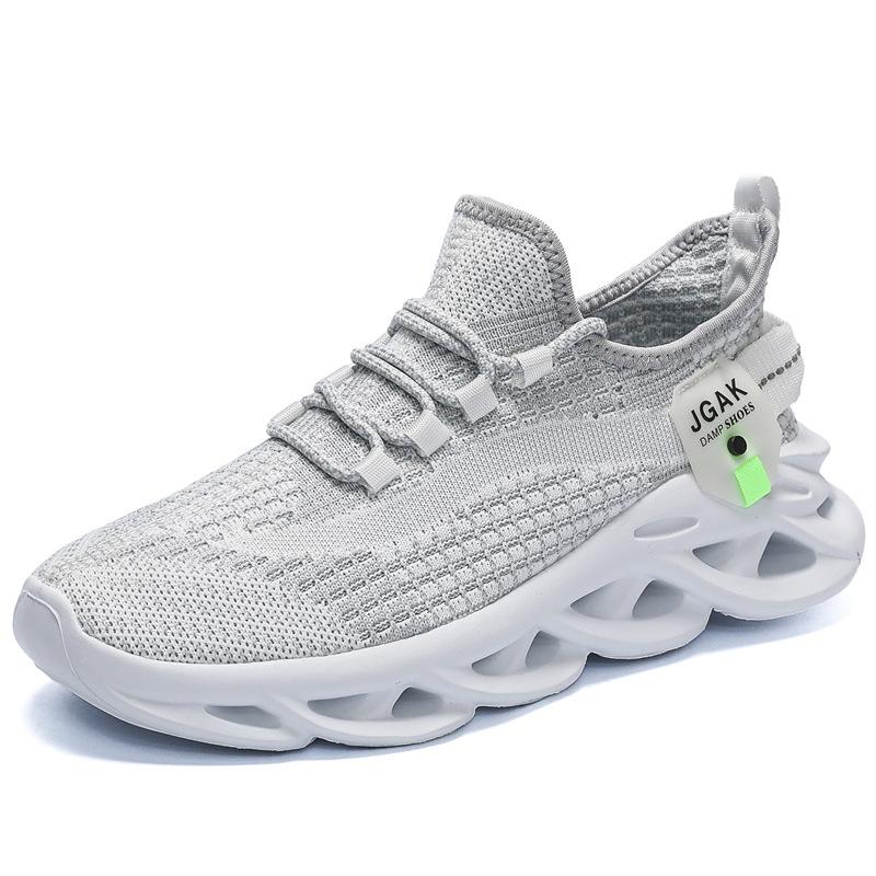Большой размер 50 новая внешнеторговая легкая амортизирующая спортивная обувь мужская повседневная беговая обувь сетчатая дышащая повседневная обувь