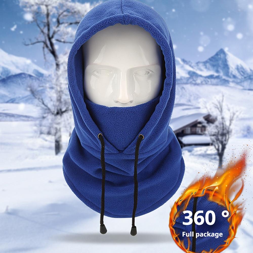 Warm Winter Cap Windproof Polar Cycling Balaclava Mask Adjustable Thermal Cold Proof Unisex Neck Cover Motocycle Ski Mask
