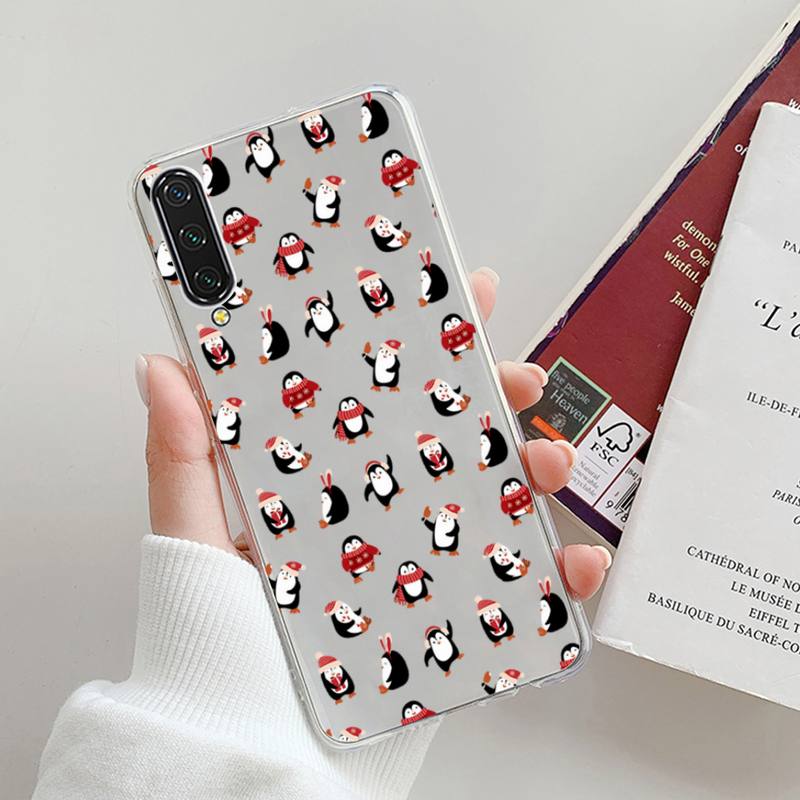 Penguin Cute Lovely Animal Pattern Phone Case For Redmi Note 5 7A 10 9 8 Plus Pro 9A K20 for Xiaomi 10Pro 10T 11 Capa