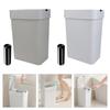 Ingelligent No Touch Trash Bin Waterproof Odor Control Automatic Garbage Can for Small Space Bathroom Living Room Office