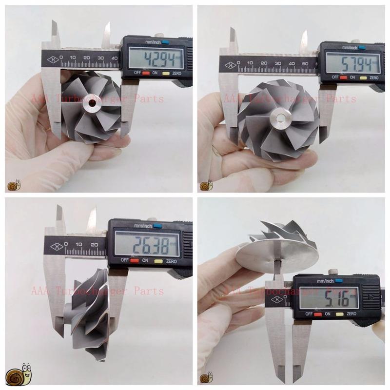 CT12B Turbocharger Parts Compressor Wheel43x58mm Supplier AAA Turbocharger Parts