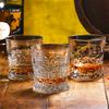 10.3oz 300ml European Style Whiskey Glass Transparent Drinking Glasses Cocktail Brandy Cups Bar Tools Suitable for Gift Giving