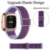 1PC For Fitbit Versa Watch Strap Buckle Elastic Watchband Wristband Nylon Sport Band Soft Adjustable