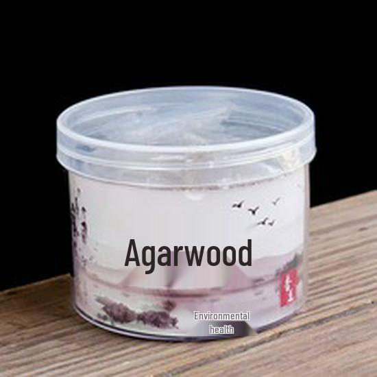 Natural Agarwood & Sandalwood 48-Coil Incense for Bedroom Air Purification with Mugwort in Home Use Paper Box