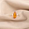 Citrine Gemstone 925 Sterling Silver Jewelry Handmade Fashionable Ring For Wife RR-65-6