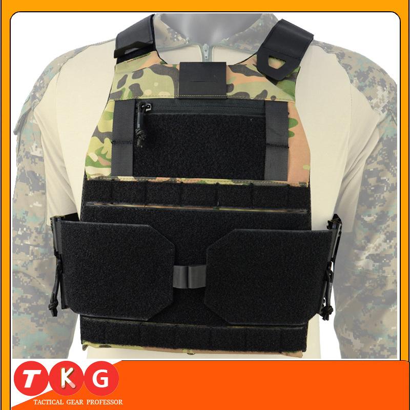 Низкопрофильный легкий тактический жилет с быстрыми застежками, полевой жилет, тактический защитный жилет, жилет JPC с передними и задними EVA-защитой