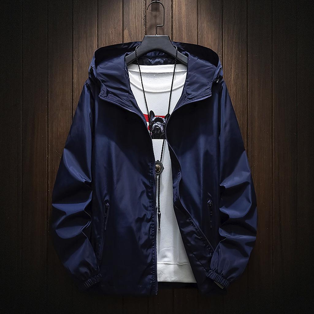 Мужская осенне-зимняя повседневная цветная толстовка с капюшоном на молнии на открытом воздухе, спортивное пальто больших размеров