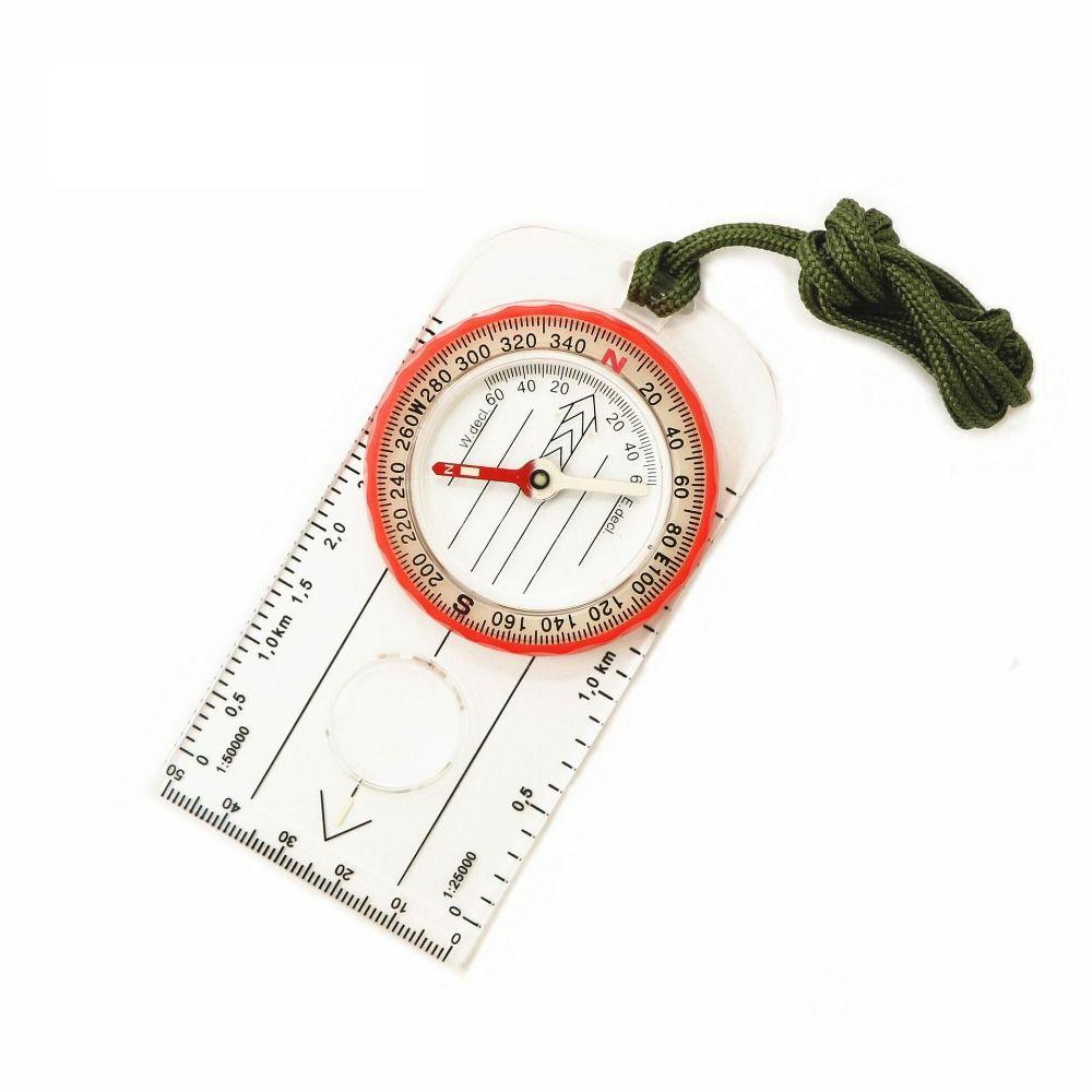 Scale Ruler Orienteering Thumb Compass Outdoor Navigation Compass Map Reading Scouts Compass Ruler