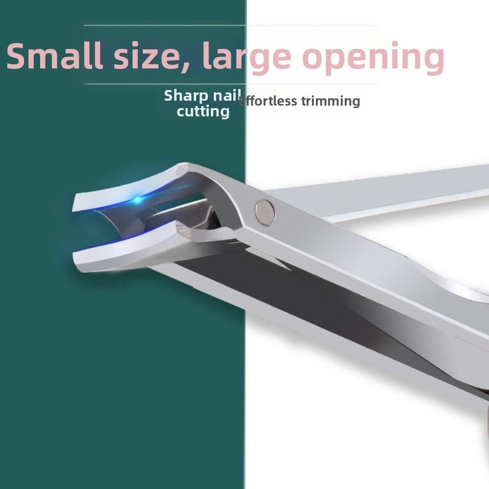 Складные кусачки для ногтей Высокоуглеродистая сталь Нержавеющая сталь Кусачки для ногтей Дом Ногтевой салон