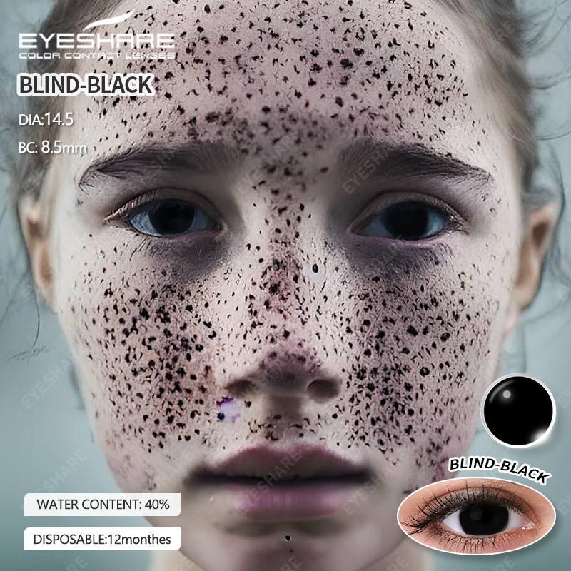 Eyeshare 1 пара контактных линз для косплея для глаз, разноцветные линзы для Хэллоуина, аксессуары для аниме, цветные линзы