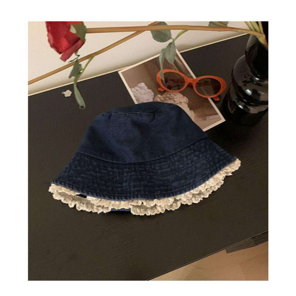 Face Covering Fisherman Hat Retro Bowl Hat Versatile Beach Hat  Summer