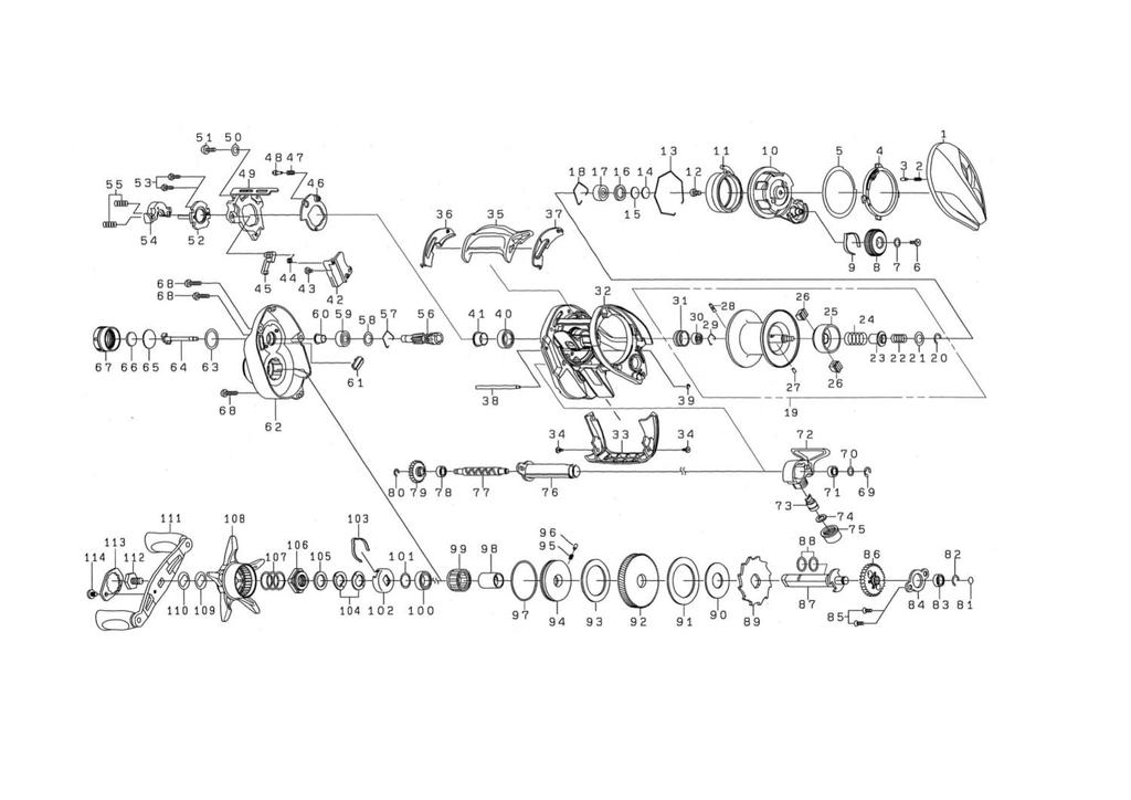 Daiwa Оригинальные детали Steez A TW HLC Spool часть 19 часть 129741 8.1L (20-31) Номер кода