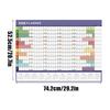 Годовой настенный календарь Месячный настенный календарь 2026 Многоразовый планировщик Органайзер для расписания для работы Семьи Детей Общежития Рабочего стола Класса