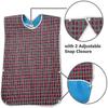 3 Pack Adult Bibs With Crumb Catcher - Washable Adult Dining Bib, Large Adult TAO
