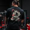 GYM Gorilla Print Tshirt Samurai TShirt (Limited Edition)  Silverback Gymwear