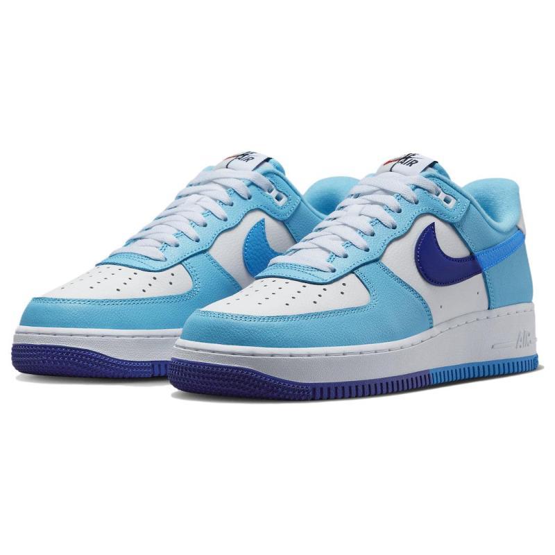 Nike Air Force 1 Low '07 LV8 Split Light Photo Blue Deep Royal Sneakers DZ2522-100