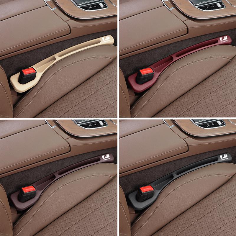 AAPF1 2Pcs Car Slot Seat Gap Storage Filler PU leather Accessories For Lexus LX470 GX470 RX330 IS300h IS250 LX570 LX600 F sport NX300h