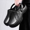 Men's Women Hotel Kitchen Slippers Clogs Non-slip Waterproof Oil-proof Work Shoes Garden Nursing Resistant Cook Chef Shoes