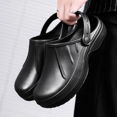 Мода 2024 года, мужские и женские тапочки для кухни в отеле, сабо, нескользящие, водонепроницаемые, маслостойкие, рабочая обувь, садовая, медсестринская, устойчивая обувь для поваров