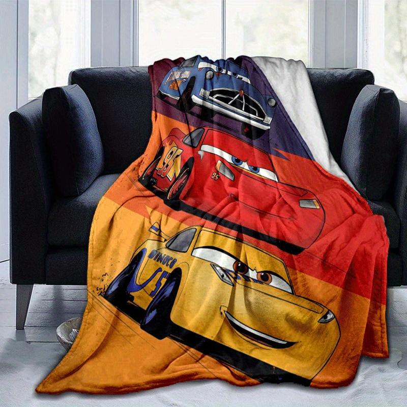 1pc Cars Printing Blanket - Soft, All-Season Throw for Office Blanket, | Personalized Gift with Adorable Cartoon Design