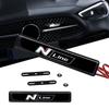 Front Hood Grille LED Light Car Decoration Auto Sticker For N Nline I20 I30 Kona Tucson Sonata Elantra Veloster Fender