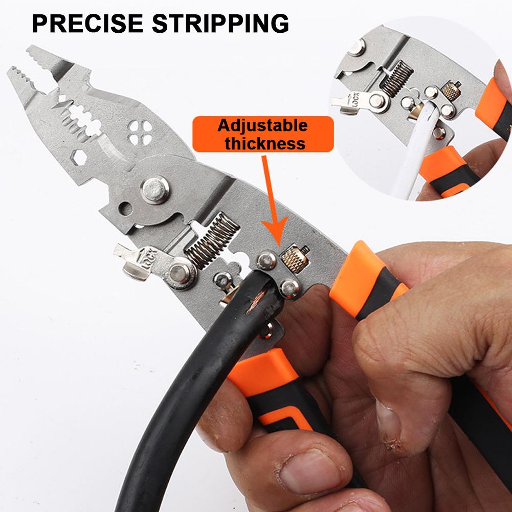 Multifunctional Wire Stripper Professional Wire Stripping Tool Portable Electric Cable Cutter