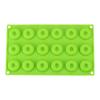 4cm Mini Chocolate/ Donut Silicone Mold Bakeware Biscuit Cake Molds Reusable Donut Dessert Baking Pan  Silicone Mould 18-Cavity