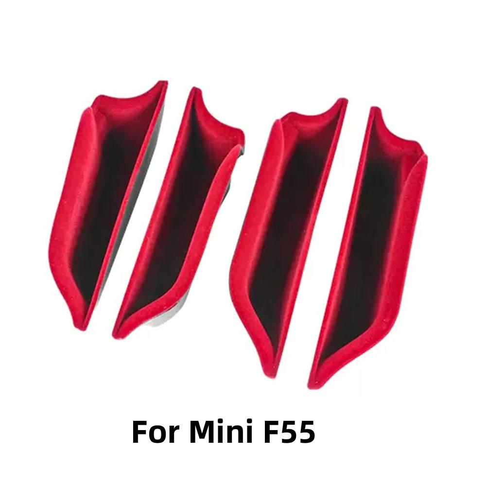 Car Door Storage Box Interior Handle ABS Storage Container Phone Holder For Mini Cooper S JCW F55 F56 Hatchback Car Accessories