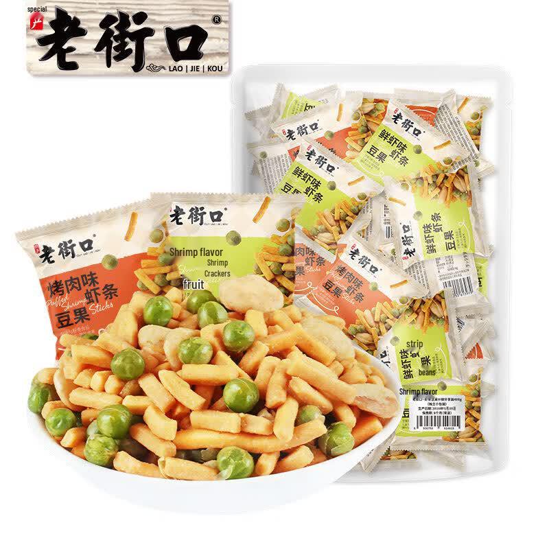 Смешанный вкус закусок LaoJieKou, пакет 400 г