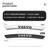 AAKM1 4PCS Car Styling Aluminum Car Rim Sticker Decals For Volvo XC60 V50 V70 S90 Olestar XC40 S80 EX90 XC70 EX30 V90 Car Accessories