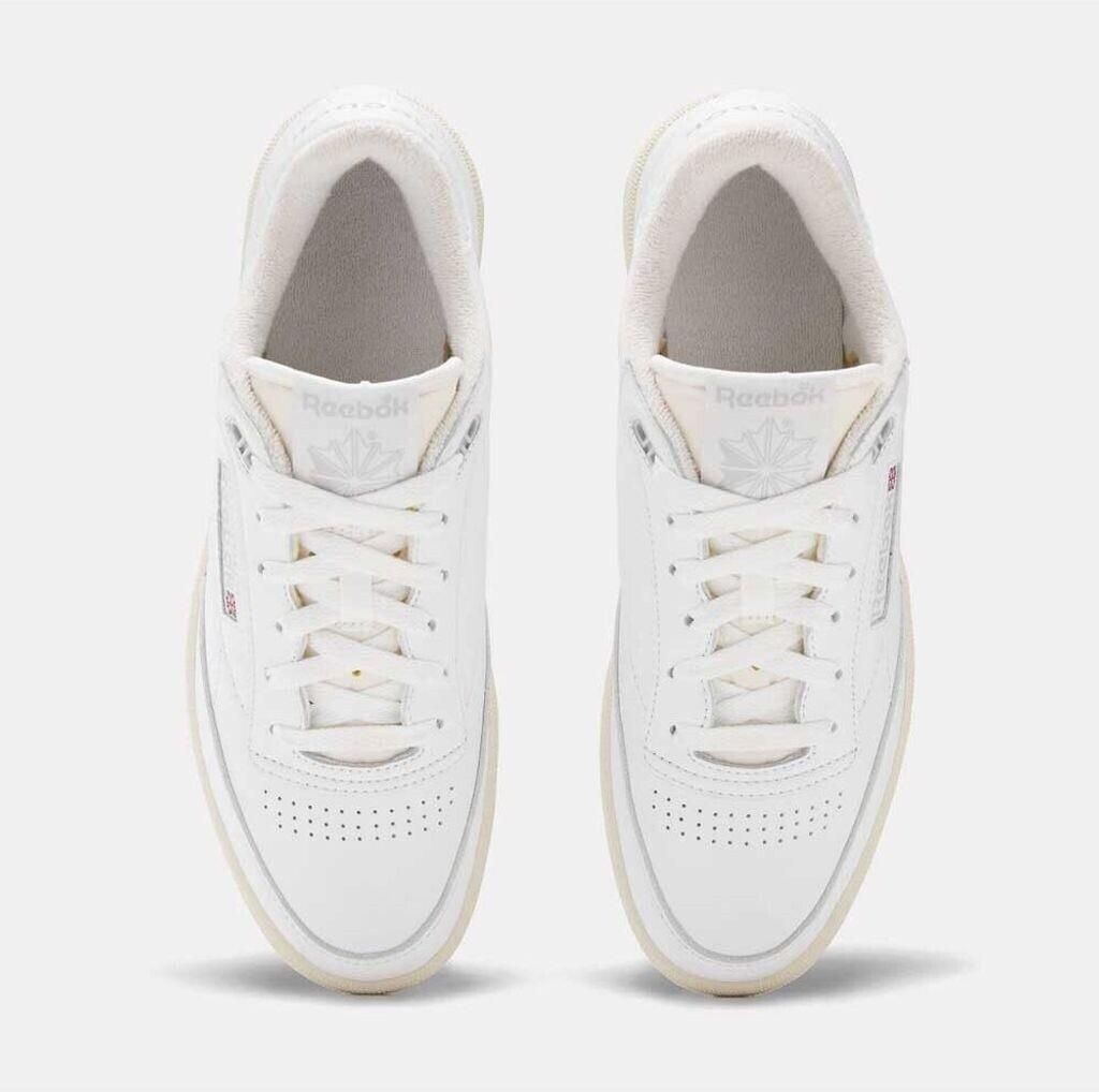 Кроссовки Reebok Club C 85 Vintage облачно-белый/чисто-серый 3/обои белые